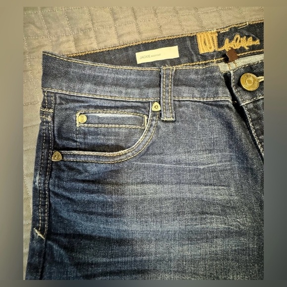 Kut from the Kloth Dark Blue Flare Jeans - Picture 10 of 12